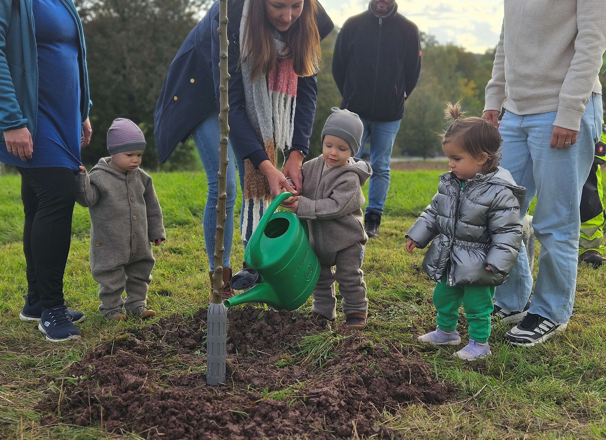 Pflanzen des Jahrgangsbaumes 2023 in Stebbach