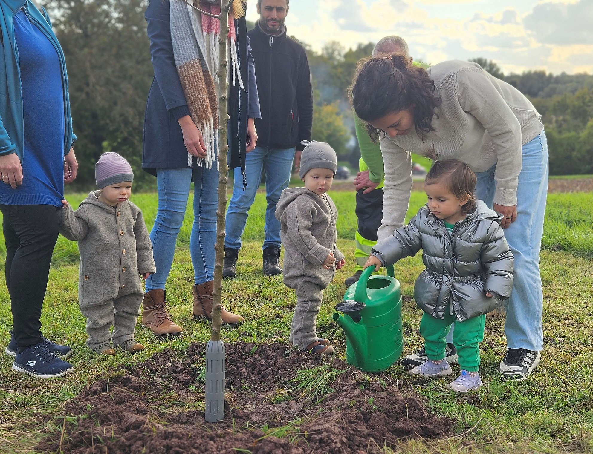 Pflanzen des Jahrgangsbaumes 2023 in Stebbach